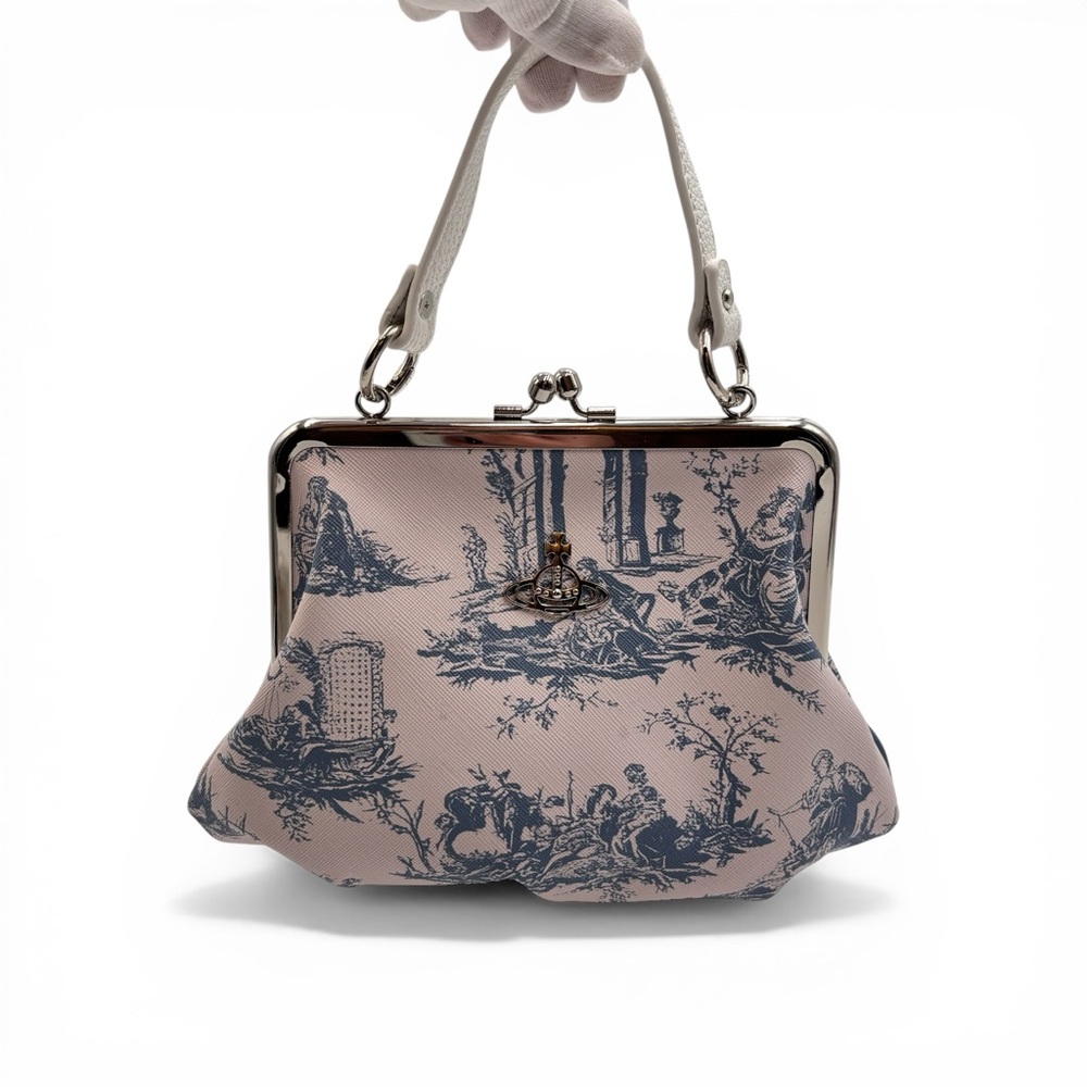Vivienne Westwood Granny Frame Purse Toile De Jouy Betty Limited Edition Orb - Picture 1 of 8